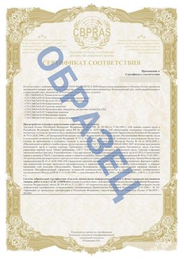 Образец Приложение к СТО 01.064.00220722.2-2020 Анна Сертификат СТО 01.064.00220722.2-2020 